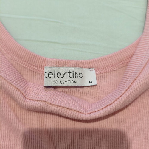 Celestino ribbed cotton tank tops new, set of 3 pastel colors