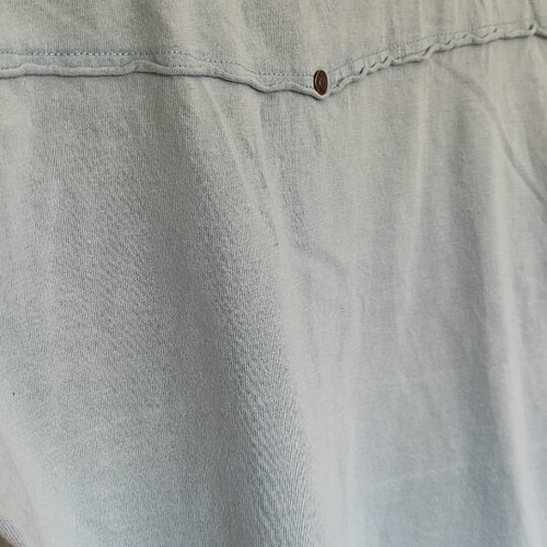 Attrattivo women's polo top like new, turquoise, size L