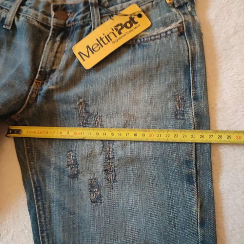 Meltin'Pot vintage jeans low rise straight leg new size 26
