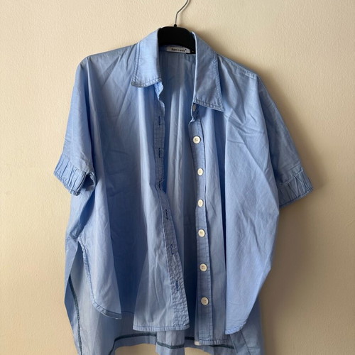 Reni Leza shirt like new, summer style, size M, blue