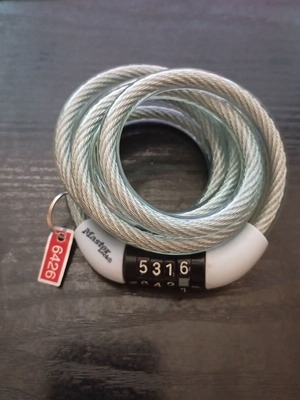 Bicycle lock with combination and wire cable 120cm new