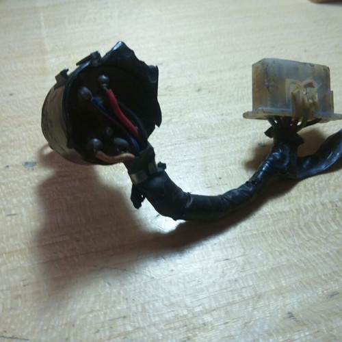 Central switch used for Honda C50 moped round headlight 6 volt