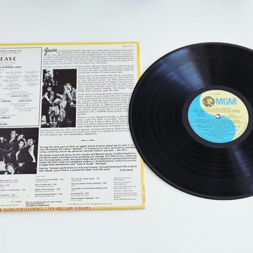 Grease The Original Broadway Cast Album vinyl LP mint condition