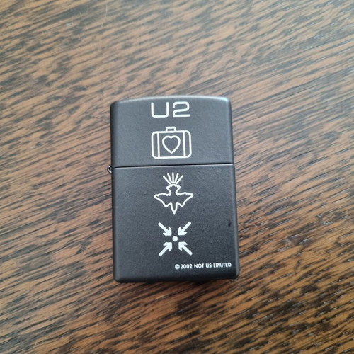 Vintage Zippo U2 Elevation Tour 2002 with Metal Case new