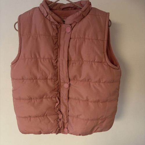 Zippy baby sleeveless jacket like new, button closure