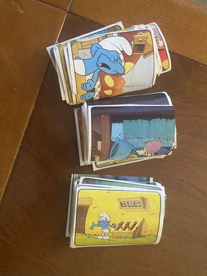 Αυτοκόλλητα Panini The Smurfs 1982, 143 τεμάχια, χωρίς πλάτη