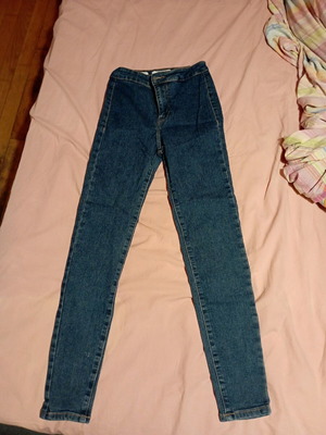 Τζιν Bershka μπλε μεταχειρισμένο, μέγεθος XS