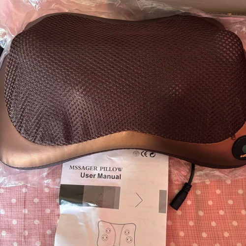 Massage pillow new with heating and infrared for car, home, office