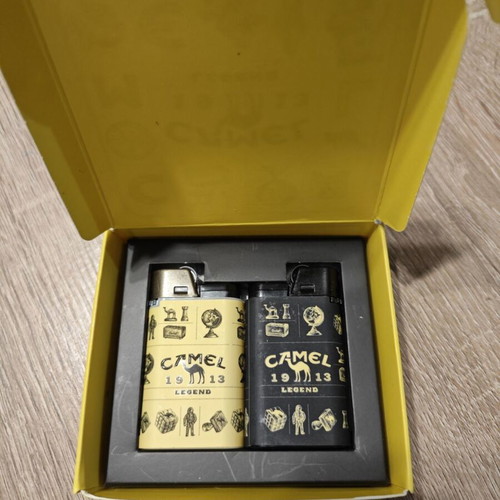 Camel collectible lighters new in paper box