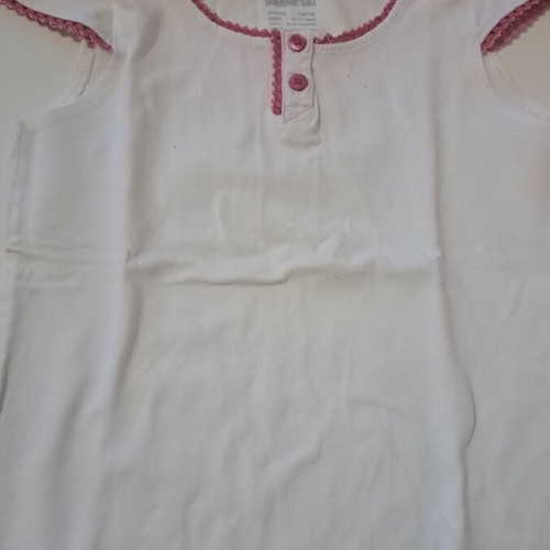 Girls' short-sleeve shirts used, pack of 5, colorful brands