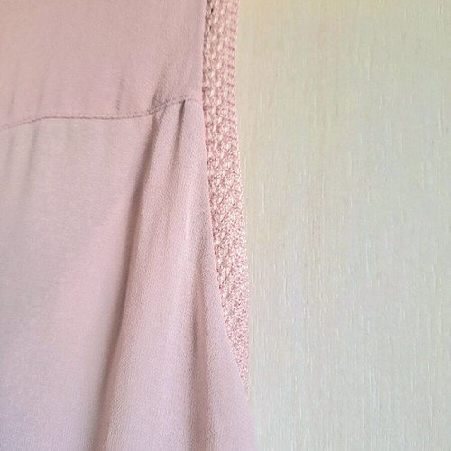 ZARA Asymmetric Dress new, ash rose color, chiffon