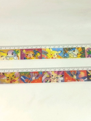 Pokemon rulers pack of 2 with 3d lenticular images new