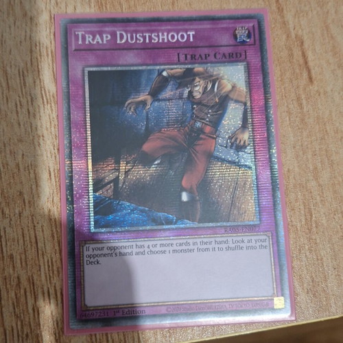 Yugioh Trap Dustshoot Starlight Rare card like new