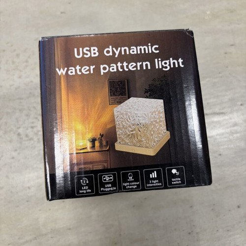 USB Dynamic Water Pattern RGB LED Light with Remote