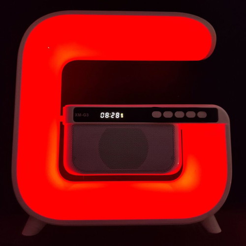 Bluetooth Speaker XM-G3 new with alarm clock, wireless charging and RGB LED