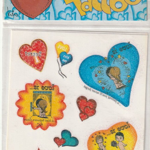 Tattoo stickers various 4 pack new