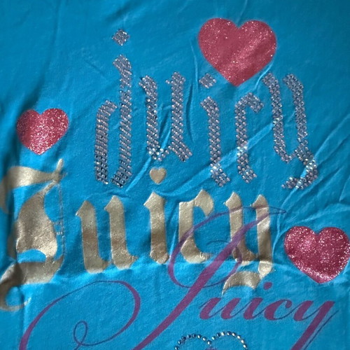 Juicy Couture turquoise T-shirt like new