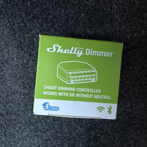 Shelly Dimmer 230V Gen 3 new with Wi-Fi and Bluetooth