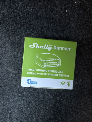 Shelly Dimmer 230V Gen 3 new with Wi-Fi and Bluetooth