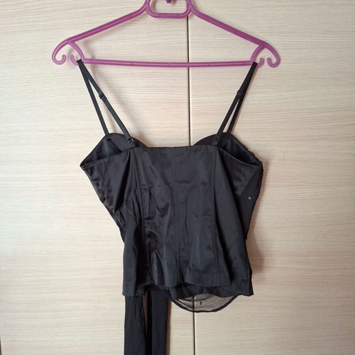 Morgan top size Small black with rhinestones like new