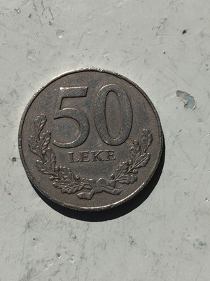 Albania 50 Leke 1996 Coin used