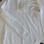 White knitted turtleneck sweater used, size s/m