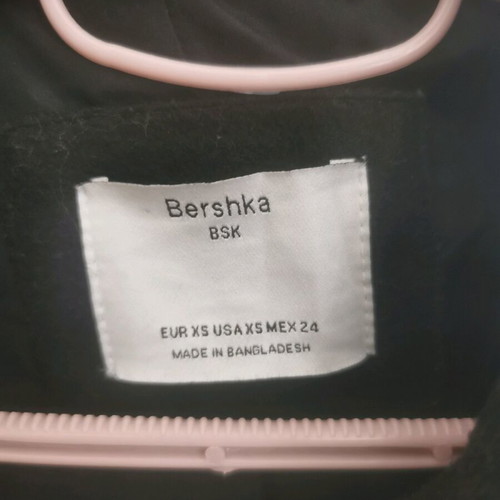 Bershka coat like new, black, size XS