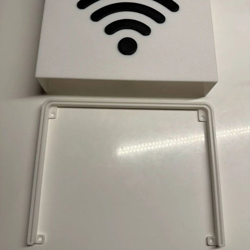 3D Printed Decorative Router Cover WiFi Design, new