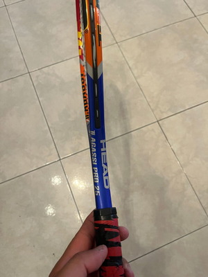 Head Agassi Pro 25 children's tennis racket like new with racket case