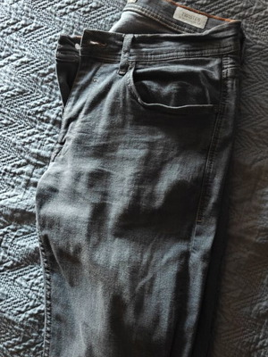 Black Diamond men's jeans, dark grey, elastic fit