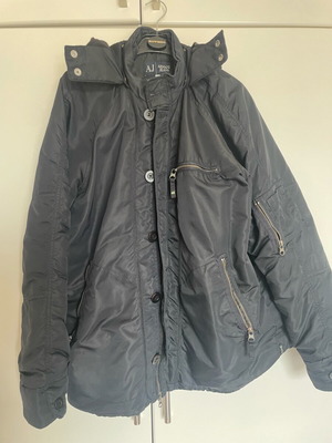 Armani Jeans men's black jacket like new, size XL