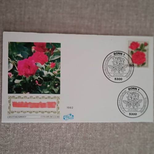 Set of 4 first day cover envelopes Germany stamps 14-10-1982 new