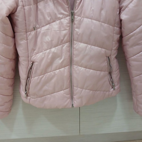 Bershka women's pink jacket new, size L, 100% polyester