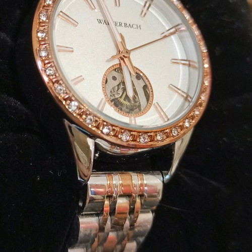 Walter Bach Automatic Women's Watch like new, gold and silver