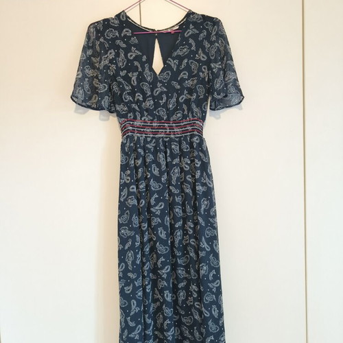 Tommy Jeans blue midi dress XS