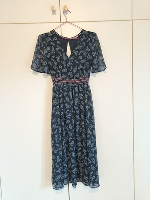 Tommy Jeans blue midi dress XS