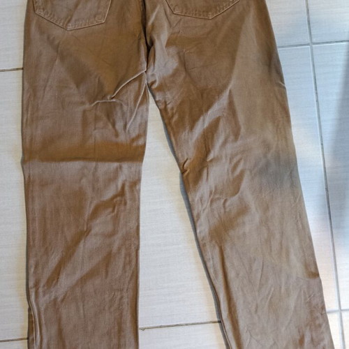 Trussardi Jeans men's pants used, beige camel, size M
