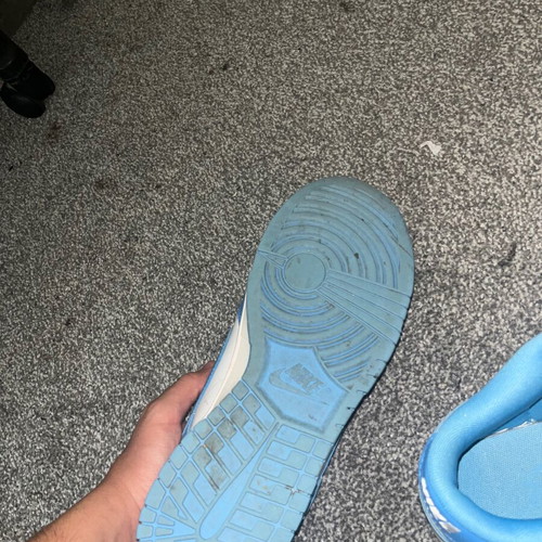 Nike Dunk UNC sneakers size 42.5 like new, blue and white