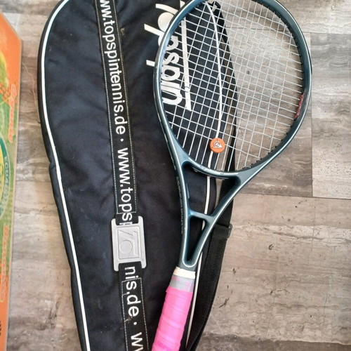 Rex Professional Tennis Racket with Case used, 100% graphite