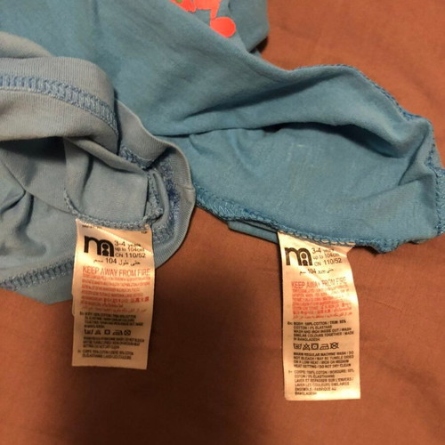 Mothercare long-sleeve T-shirts used for 3-4 years boy, pack of 2