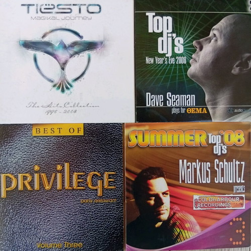Pack of 17 CDs with Top DJs and dance music like new