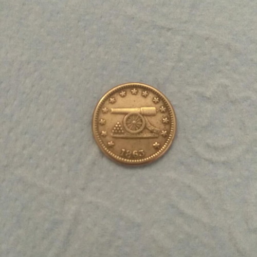 Civil war token army & navy used