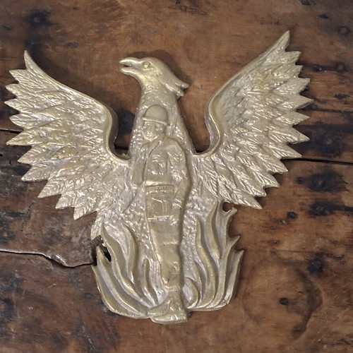 Bronze shield like new, large 30 cm, 2700 grams