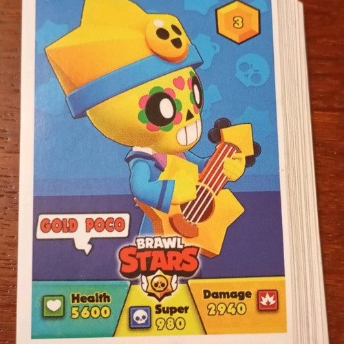 Brawl Stars stickers new, set of 58 from Golden Shop Collections