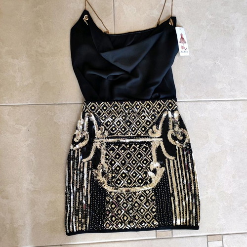 Forebelle skirt with sequins new, size M