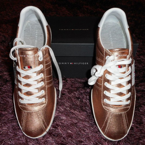 Tommy Hilfiger sneakers new, size 41, rose gold textile and leather