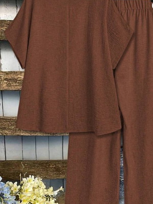 Set new, brown, size XL