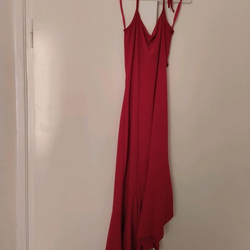 Women's red formal dress small like new