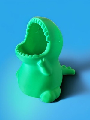 T-Rex Dinosaur Pencil Holder made to order, playful and practical