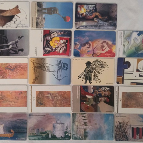 Phone cards used collectible, 119 different